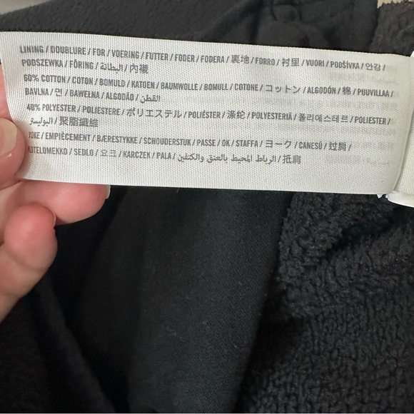 Abercrombie & Fitch Black Fleece Puffer Asymmetrical Pullover Snap-up Small - Picture 7 of 8